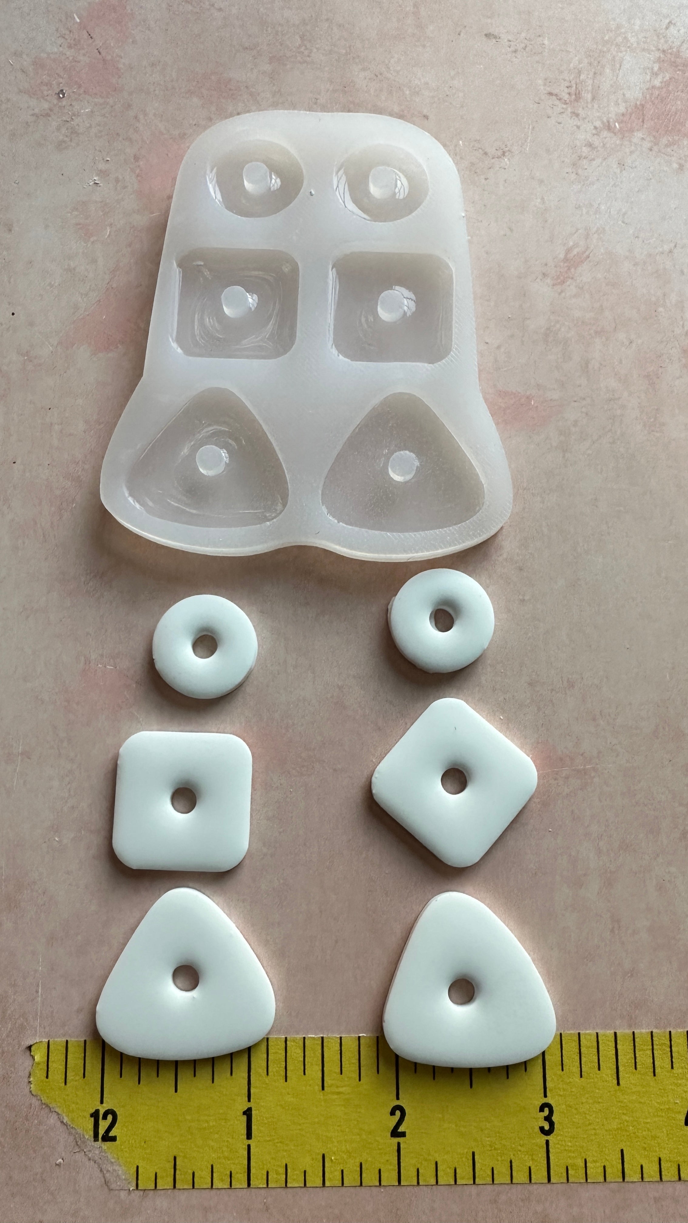 Soft Basic Shapes Boho Earrings Silicone mold