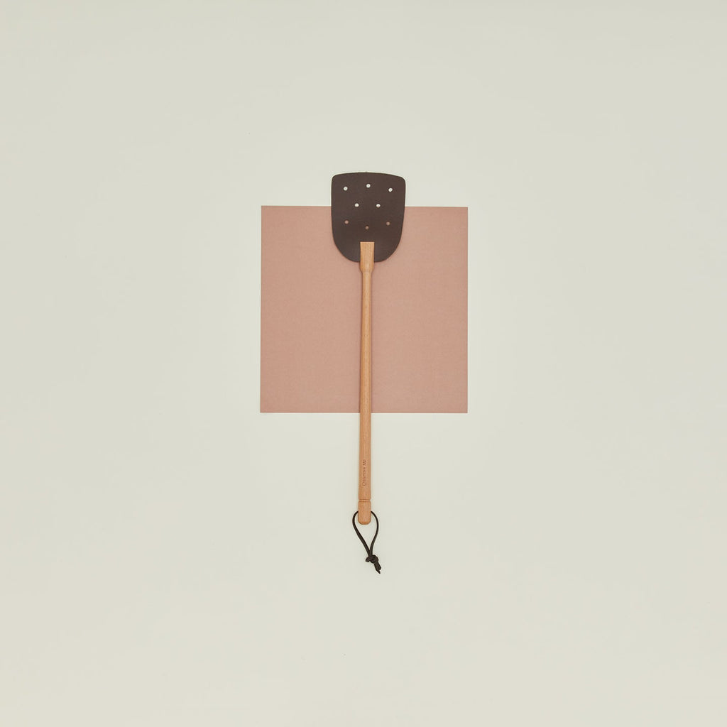 Leather + Beech Fly Swatter