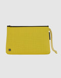 Everyday large pouch in chartreuse