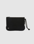 Everyday medium flat pouch in black