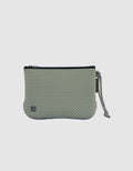 Everyday medium flat pouch in sage green