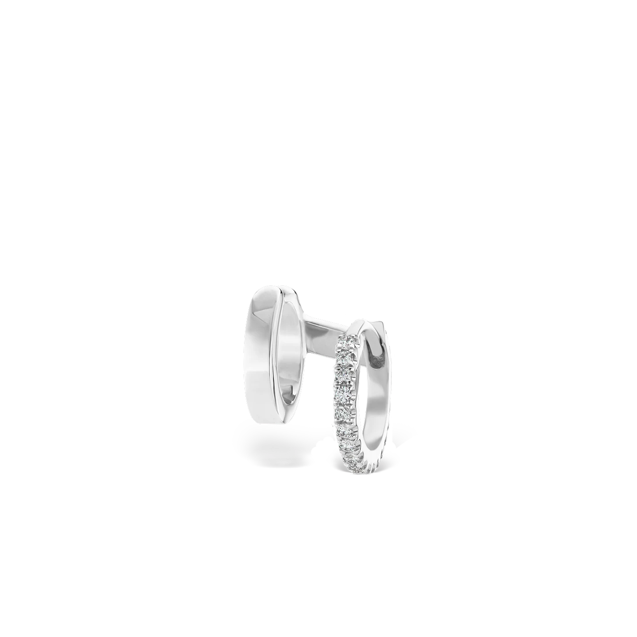 Diamond Eternity Ring and Plain Cuff