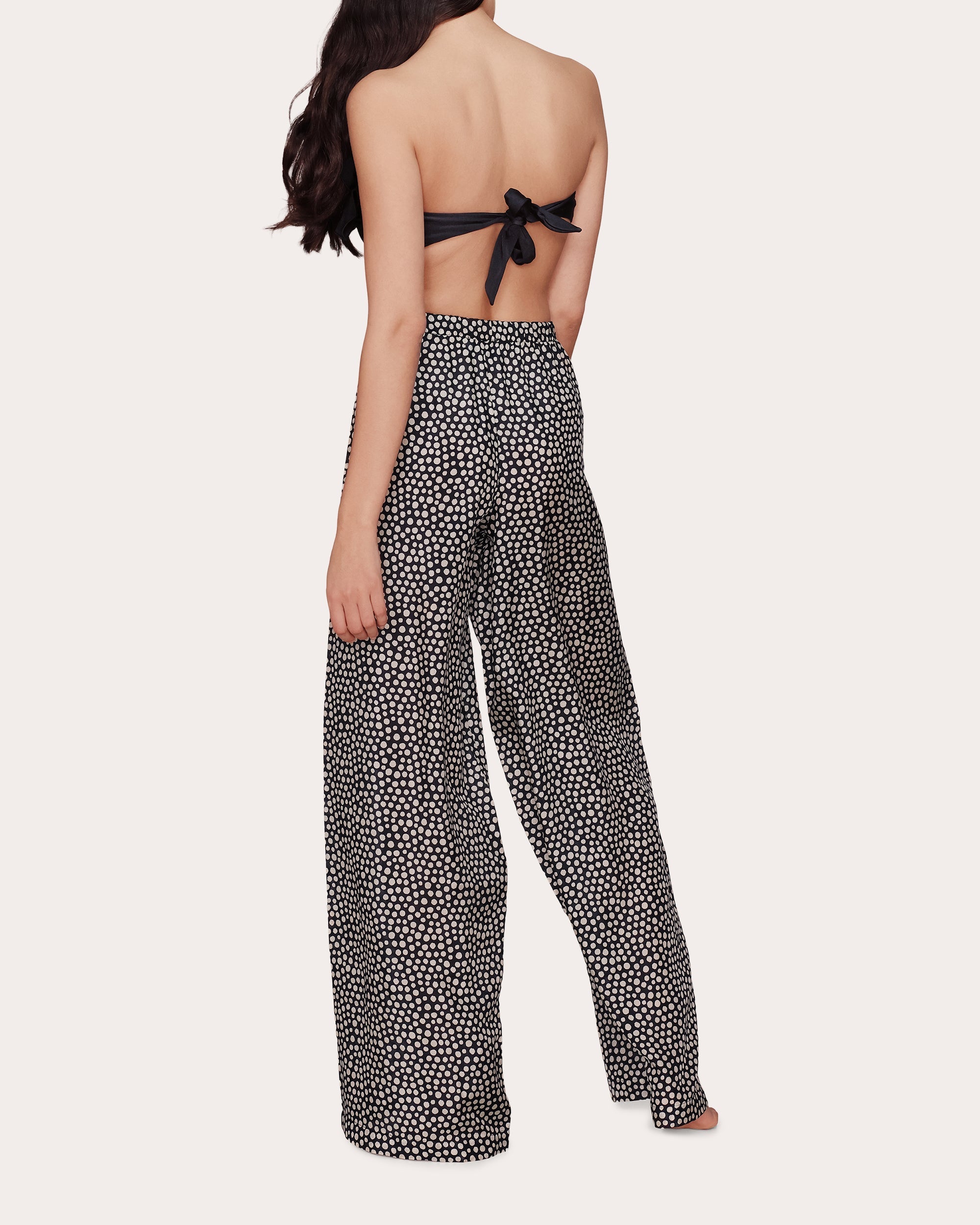 Amelie Polka Dot Silk Pants