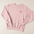Embroidered Heart Blush Sweatshirt