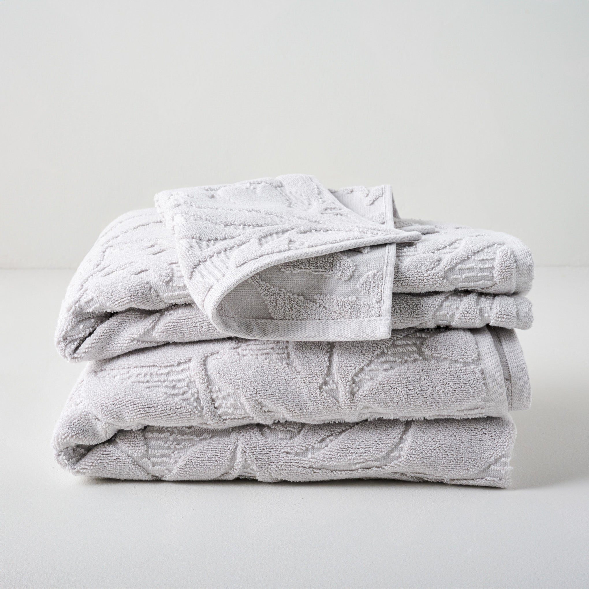 Platinum Esme Floral Towel