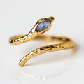 Mystic Serpent Ring in Labradorite