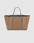 Escape™ tote in caramel / steel (dual tone)