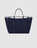 Escape tote in cosmos/white