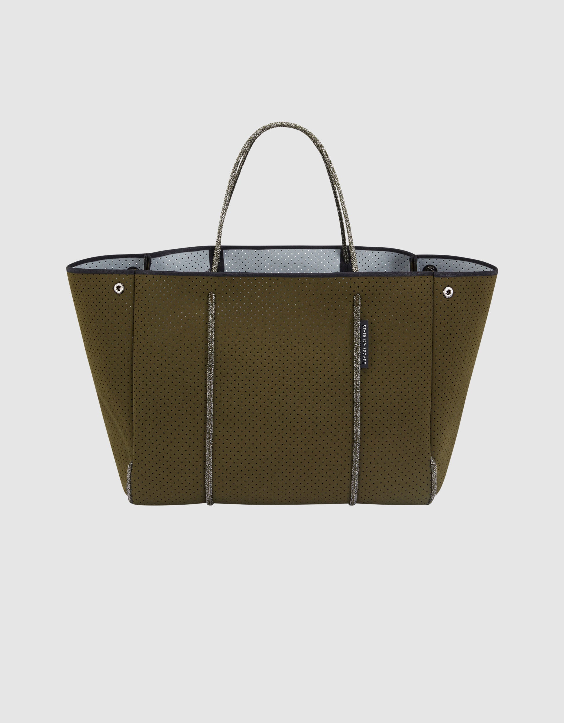 Escape™ tote in khaki / grey (dual tone)