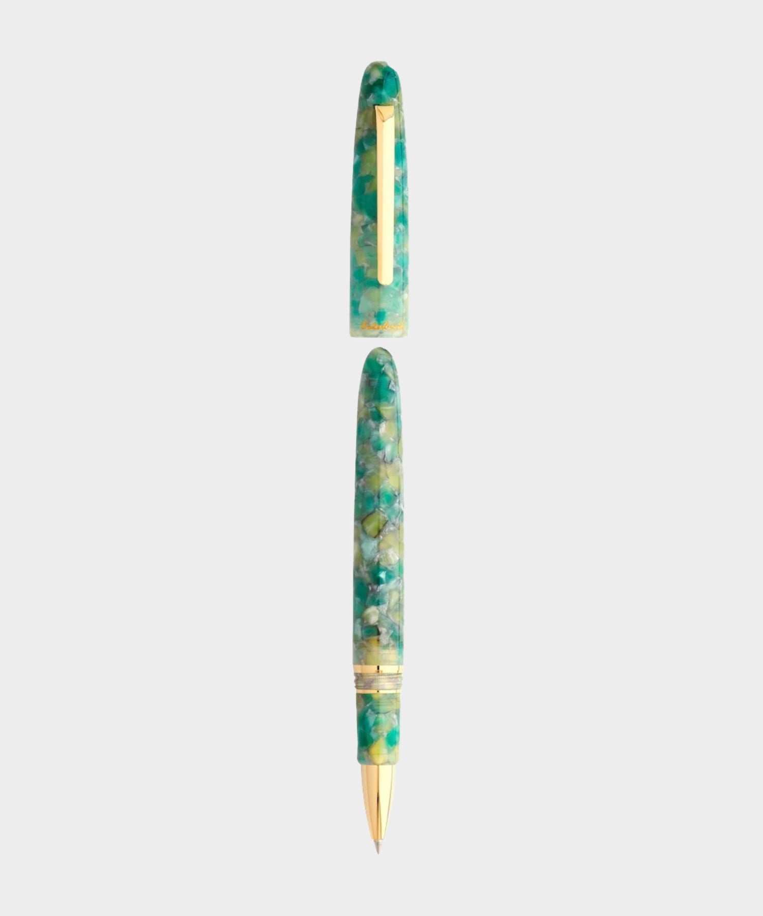 Esterbrook Estie Rollerball Pen in Sea Glass + Gold