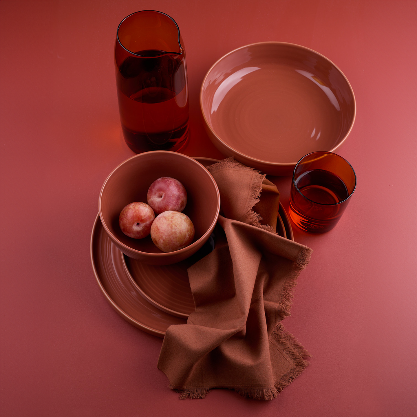 Monochromatic Essential Tabletop Bundle - Terracotta