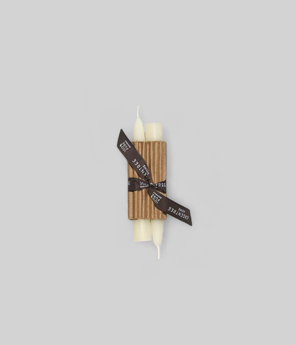 6" Beeswax Everyday Tapers