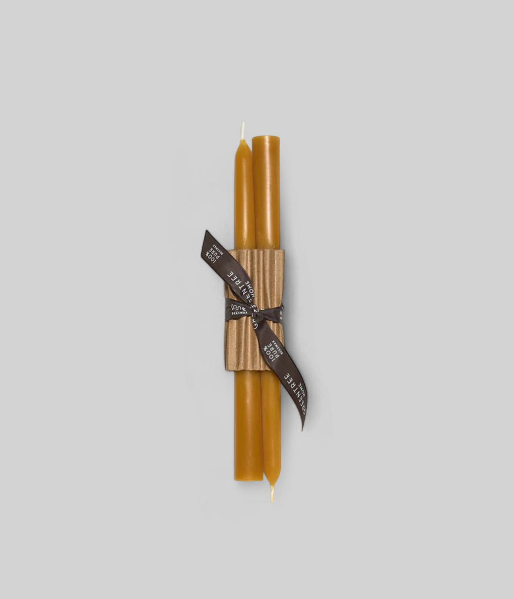10" Beeswax Everyday Tapers