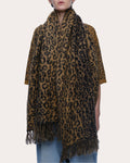 Cristobal Fringed Jacquard-Knit Cashmere-Blend Scarf