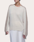 Max Paneled Wool-Cashmere Blend Sweater