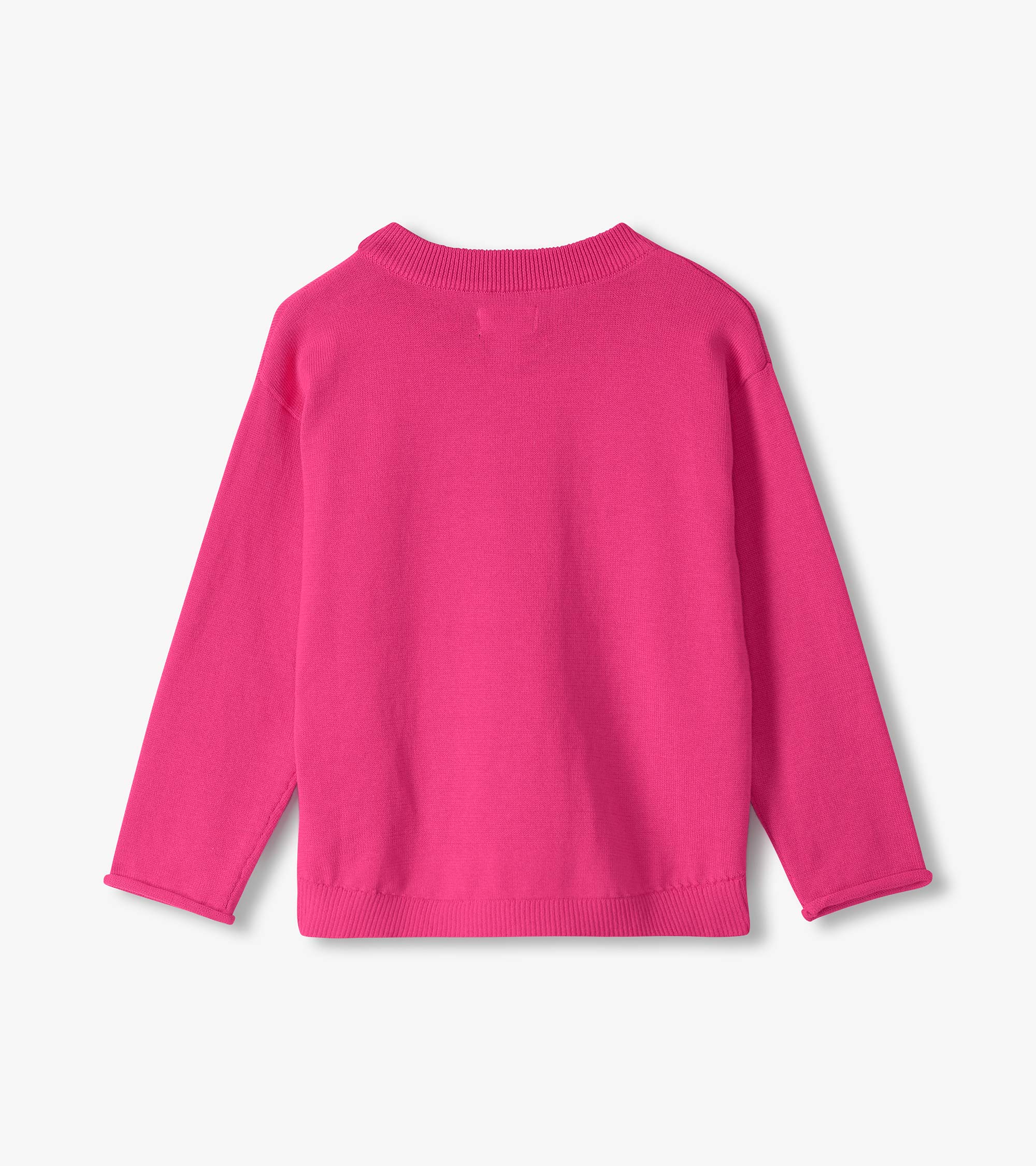 Girls Sequin Ballerina Crew Neck Sweater