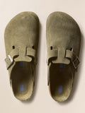 Birkenstock Men's Suede Boston - Thyme