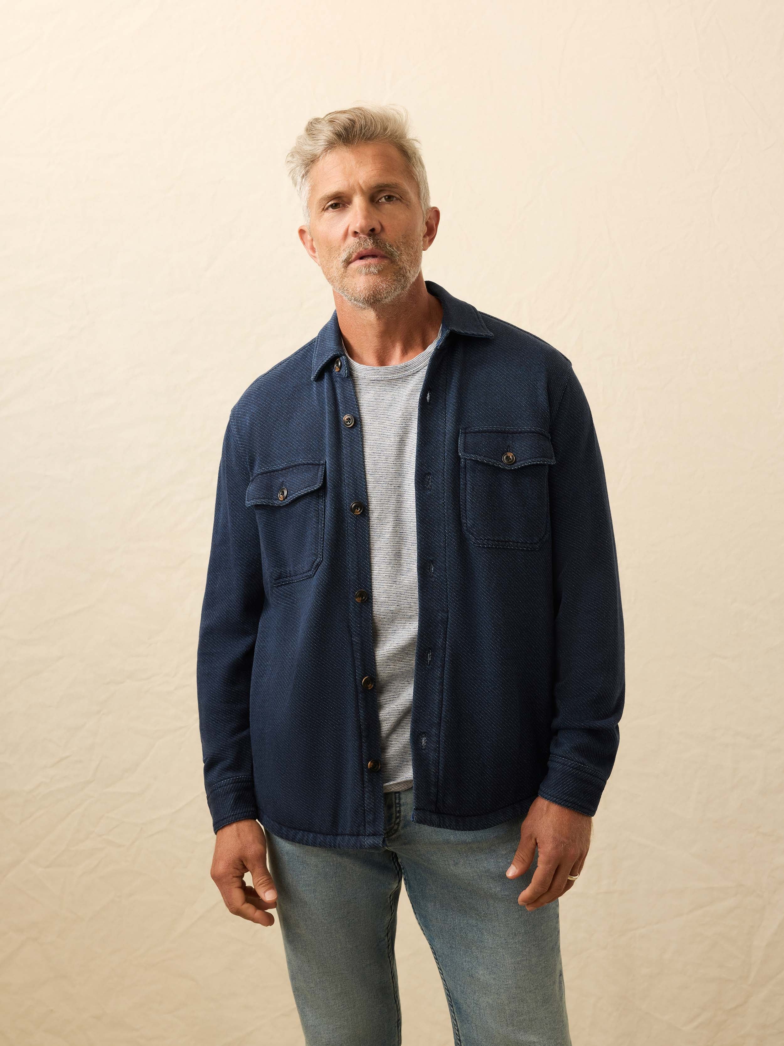 Inlet Knit CPO - Hendricks Indigo Wash
