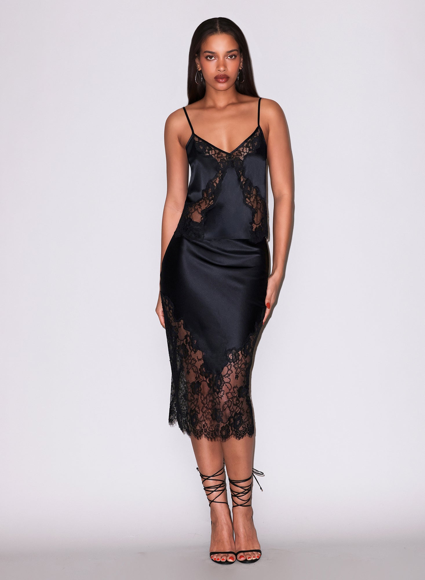 Juliet Lace Silk Cami