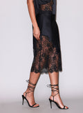 Juliet Lace Silk Skirt