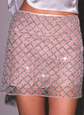 Embellished Mini Skirt
