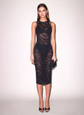 Le Stretch Lace Racer Tank Dress