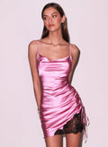 Silk Ruched Dress