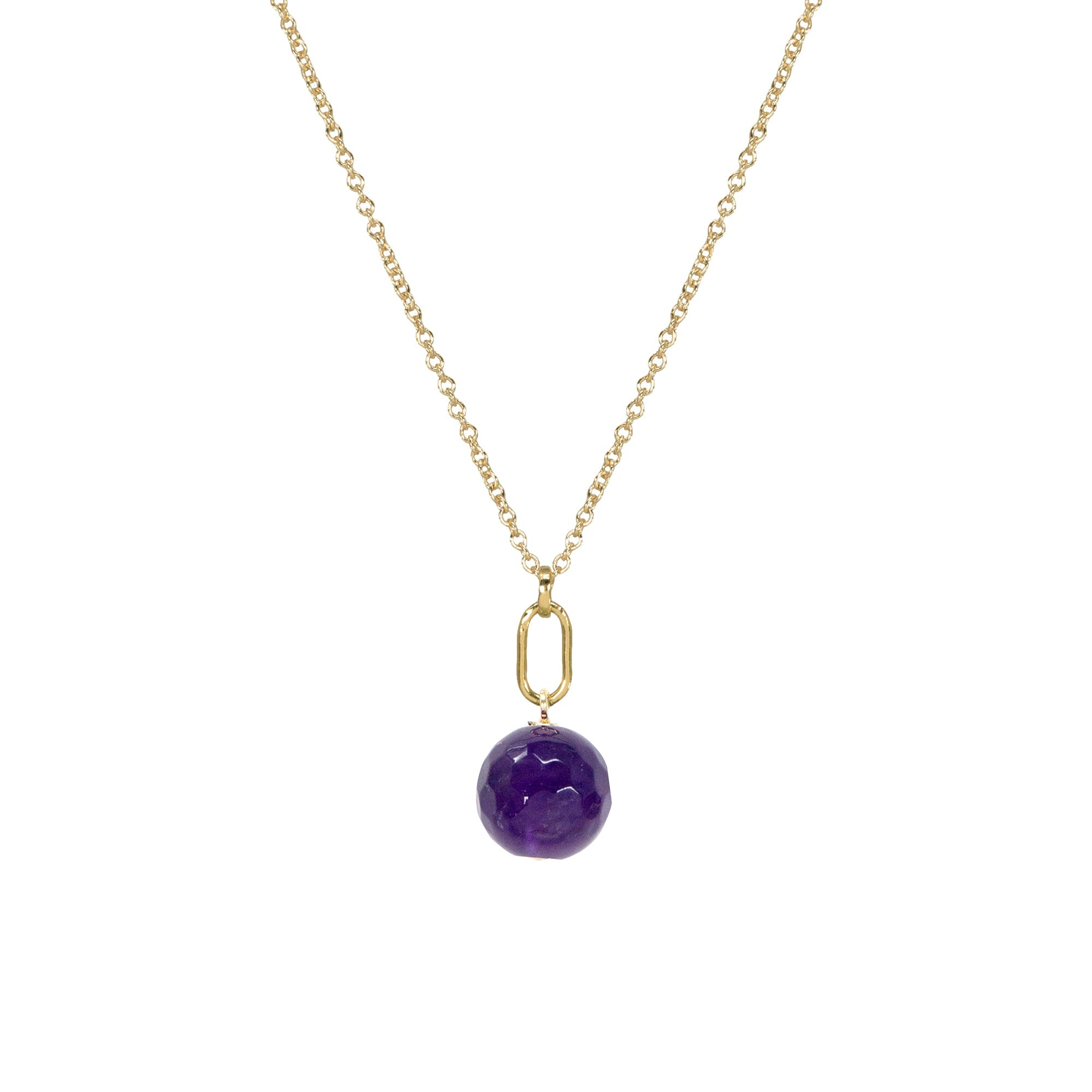 February Birthstone Amethyst Necklace