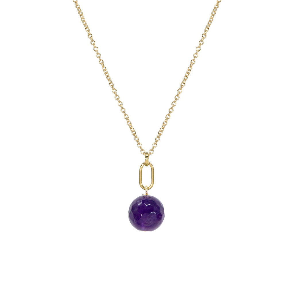 February Birthstone Amethyst Necklace