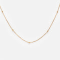 Solid Gold Classic Beaded Chain