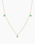 Classic Emerald Trio Necklace