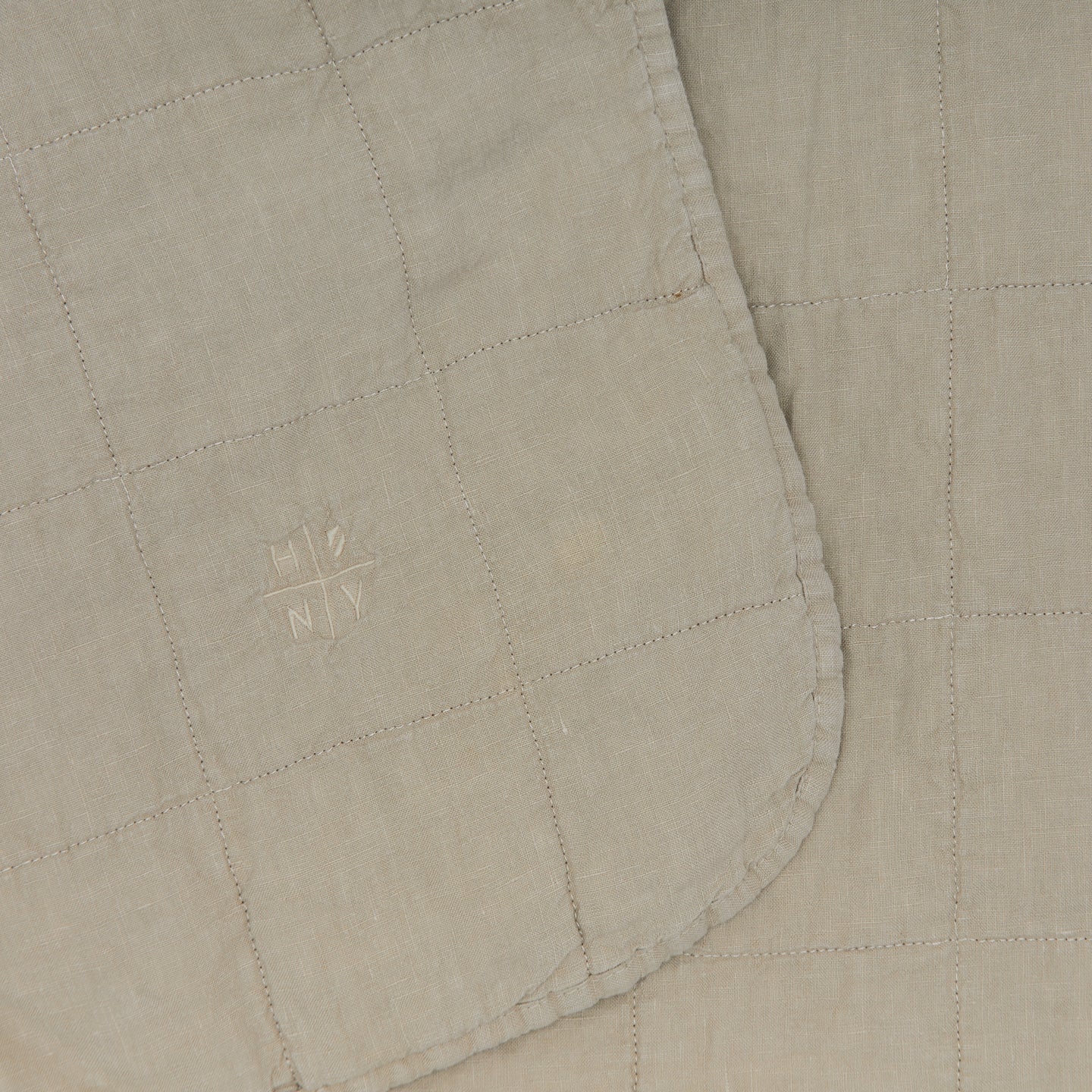 Simple Linen Quilt - Flax