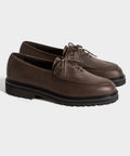 Jacques Solovière Fleurs Oiled Leather Lace-up Shoe
