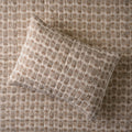 Flora Block Print Pillow Sham - Natural