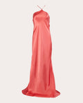 Oros Draped Silk Halterneck Gown