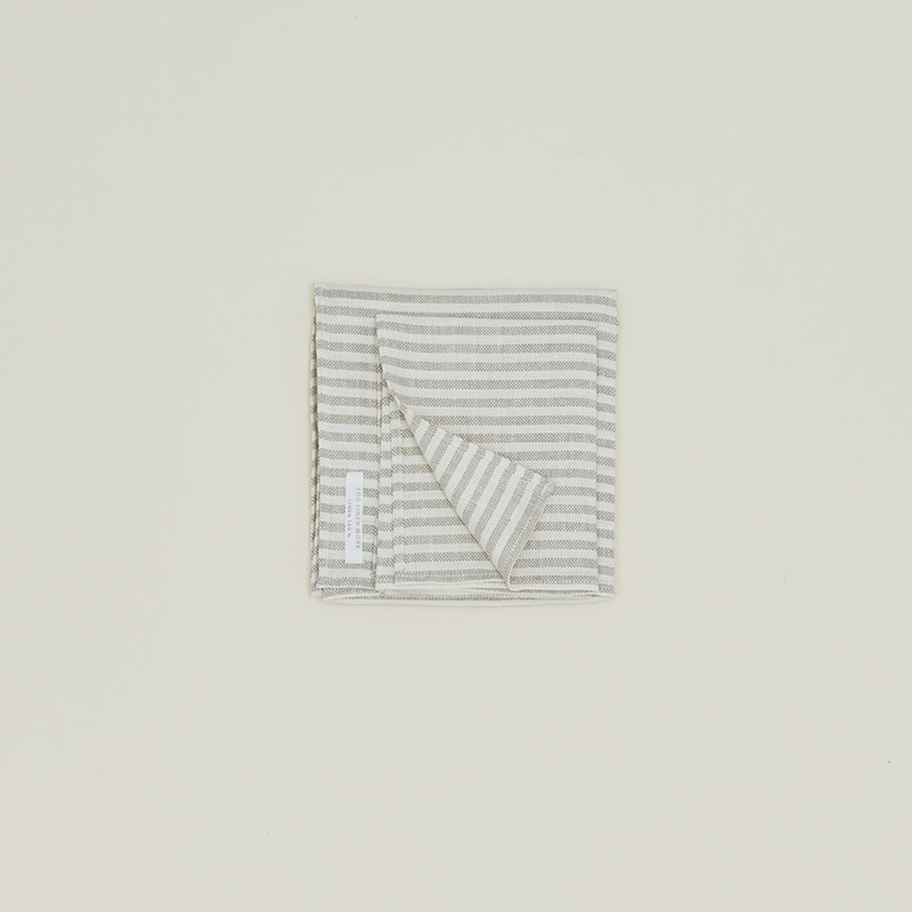 Chambray Linen Towel - Flax
