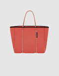 Flying Solo tote in guava