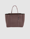 Flying Solo tote in peppercorn / espresso