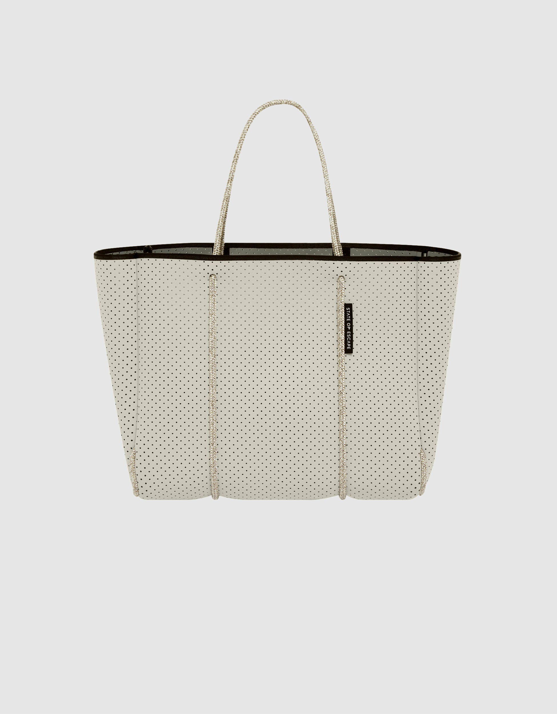 Flying Solo tote in putty/sage green