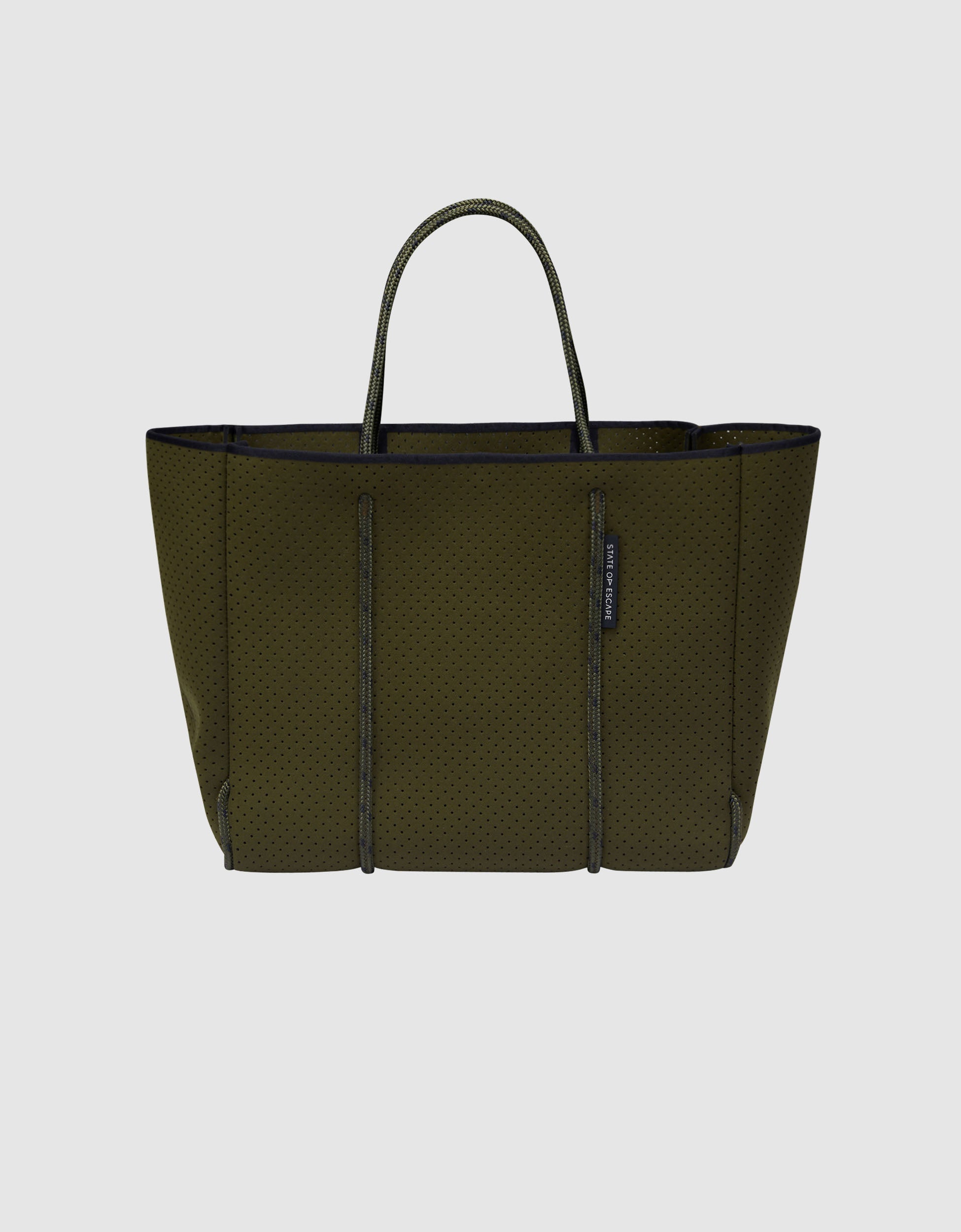 Flying Solo tote in khaki