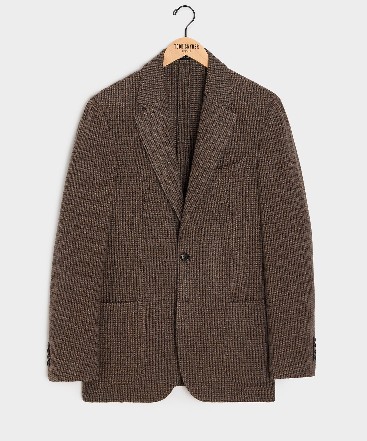 Italian Wool Houndstooth Sport Coat