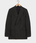 Italian Flannel Pinstripe Double-Breasted Jacket