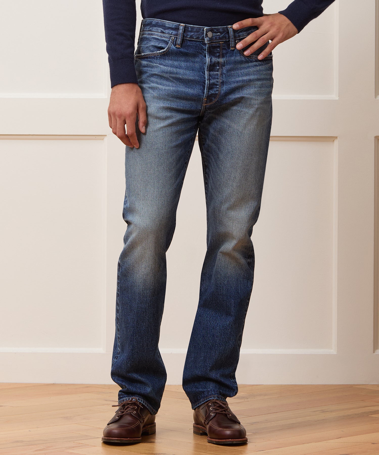 Straight Japanese Selvedge Stretch Jean