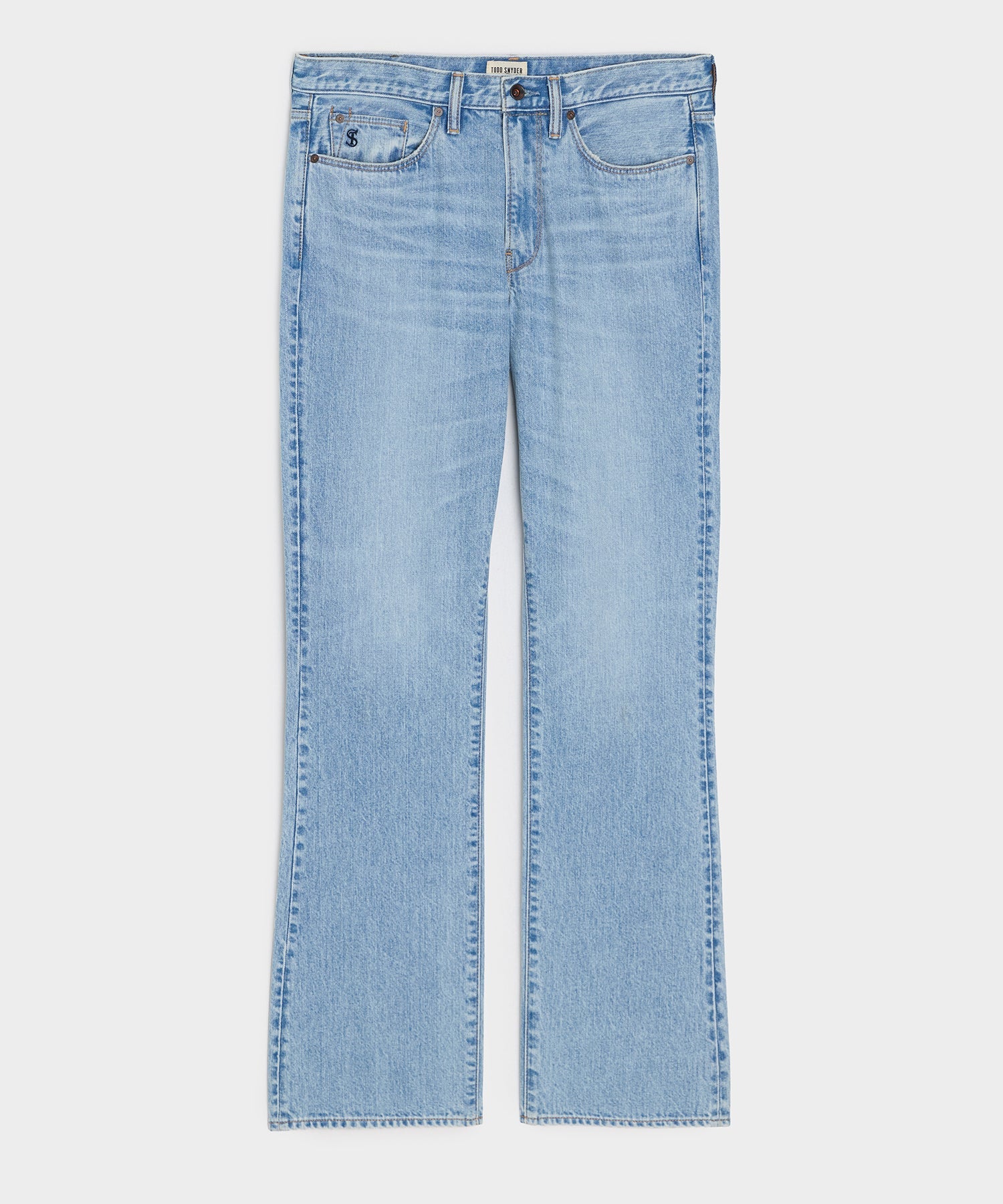 Western Jean in Bleached Indigo