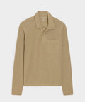 Lightweight Mini Waffle Polo