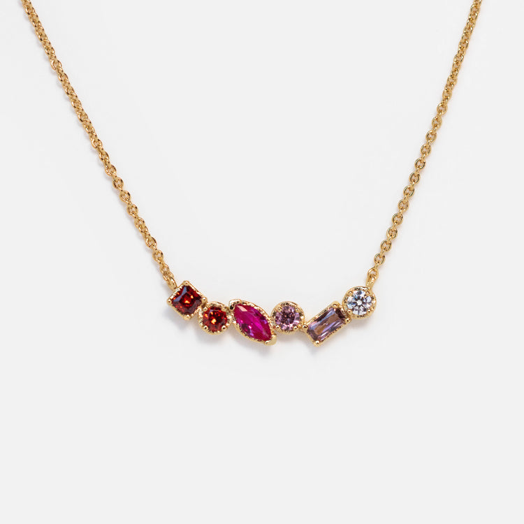 Shades of You Ombre Birthstone Necklace