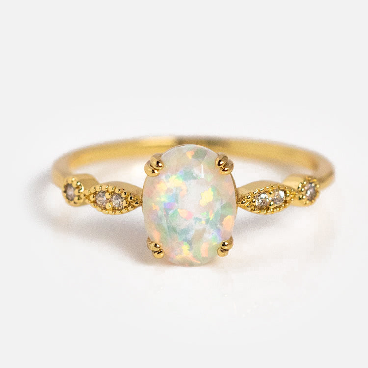 Opal Fire Ring