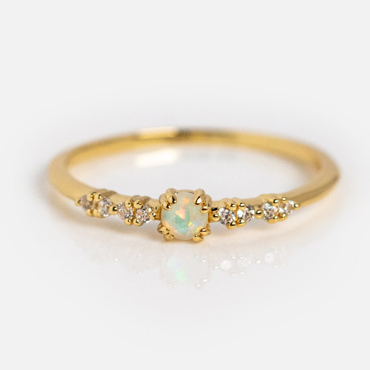 Opal Sparkle Ring