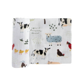 Organic Cotton Muslin Swaddle Blanket - Family Farm
