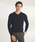 Super Fine Cashmere Long Sleeve V-Neck